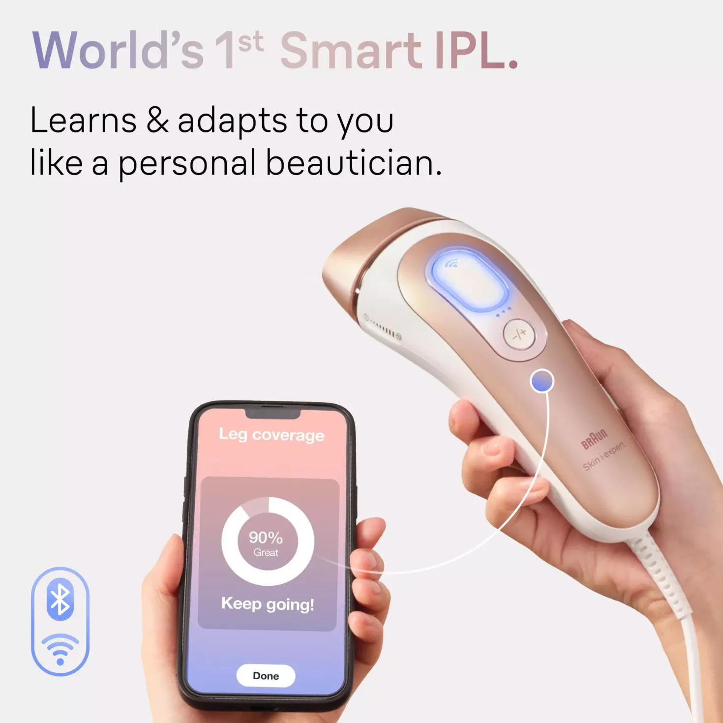 Braun IPL Skin i·expert At Home Hair Removal Free App Pouch Venus Razor 2 Heads PL7147