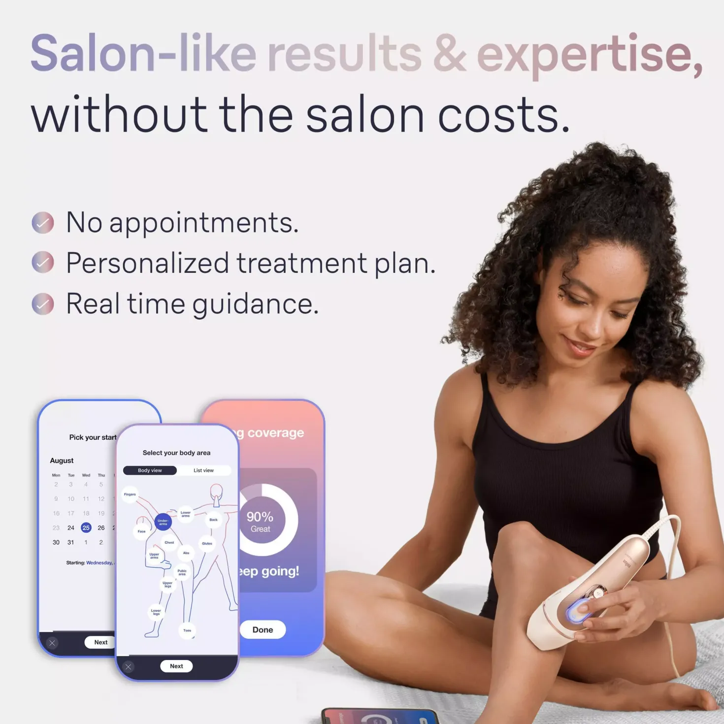 Braun IPL Skin i·expert At Home Hair Removal Free App Pouch Venus Razor 2 Heads PL7147