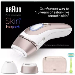 Braun IPL Skin i·expert At Home Hair Removal Free App Pouch Venus Razor 2 Heads PL7147