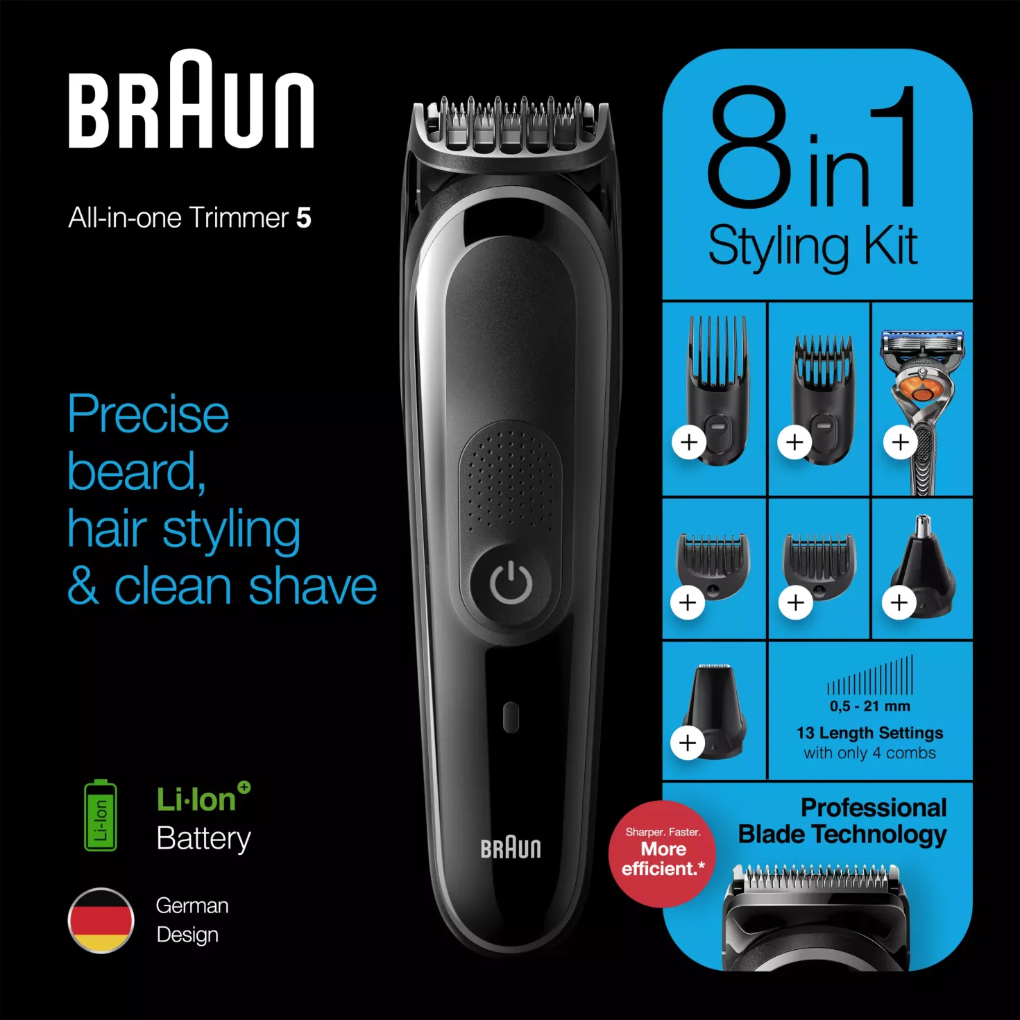 Braun MGK 5260 8-i-1 Multitrimmer