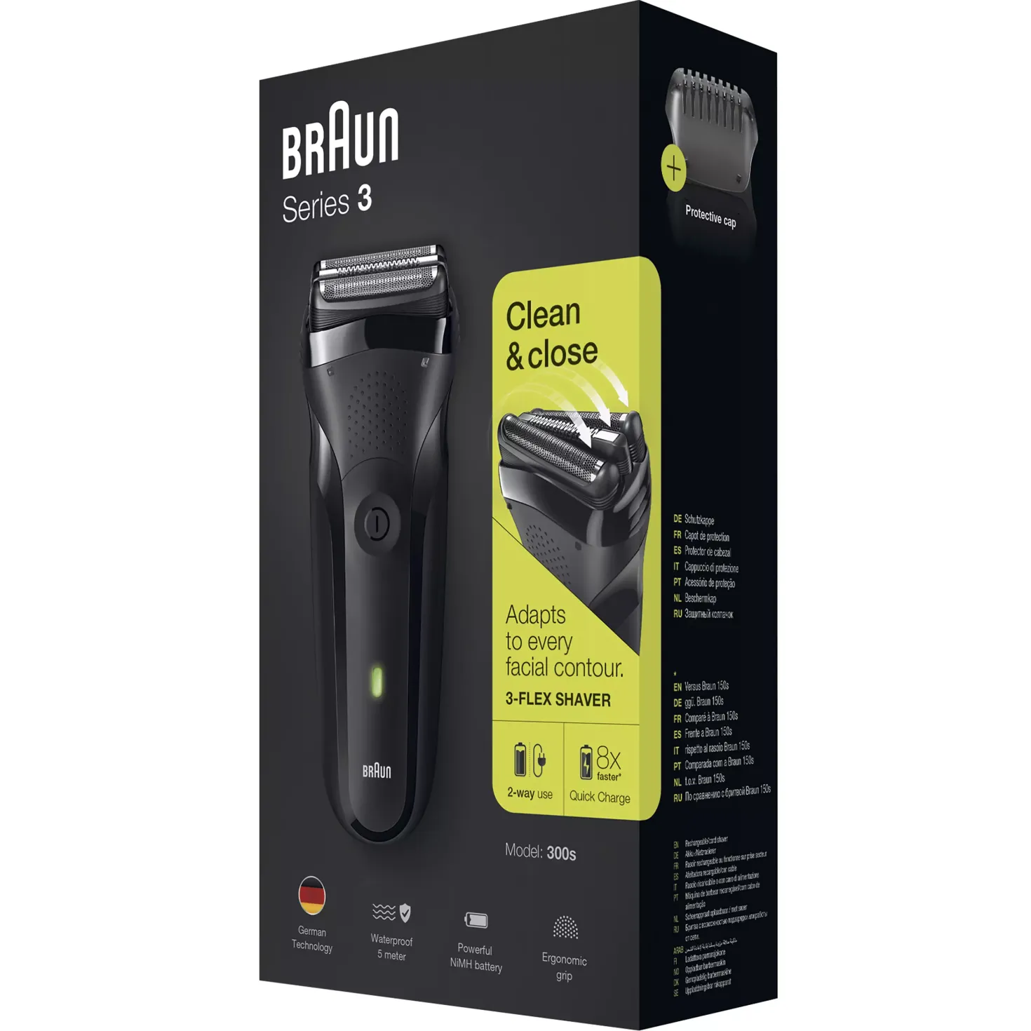 Braun Series 3 Shaver 300S Black