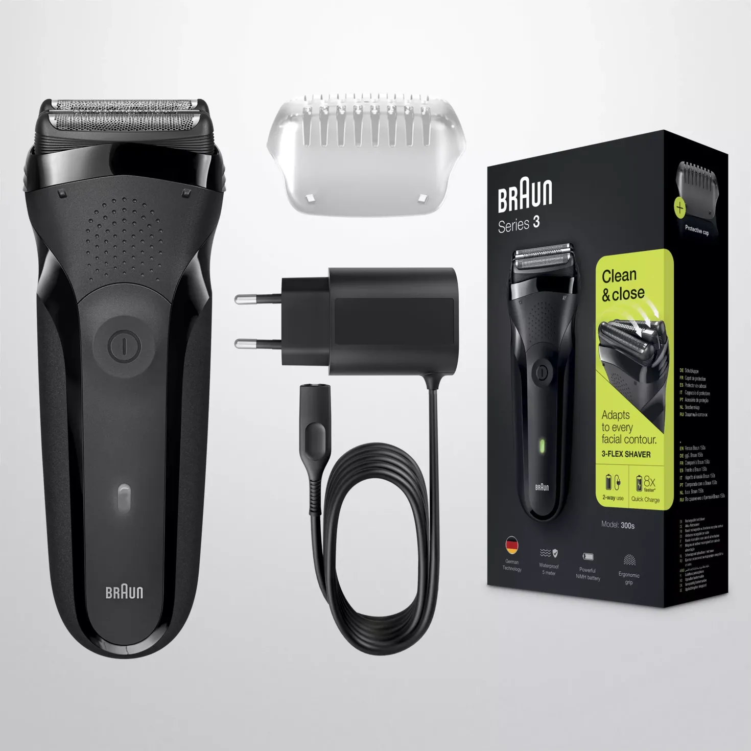 Braun Series 3 Shaver 300S Black