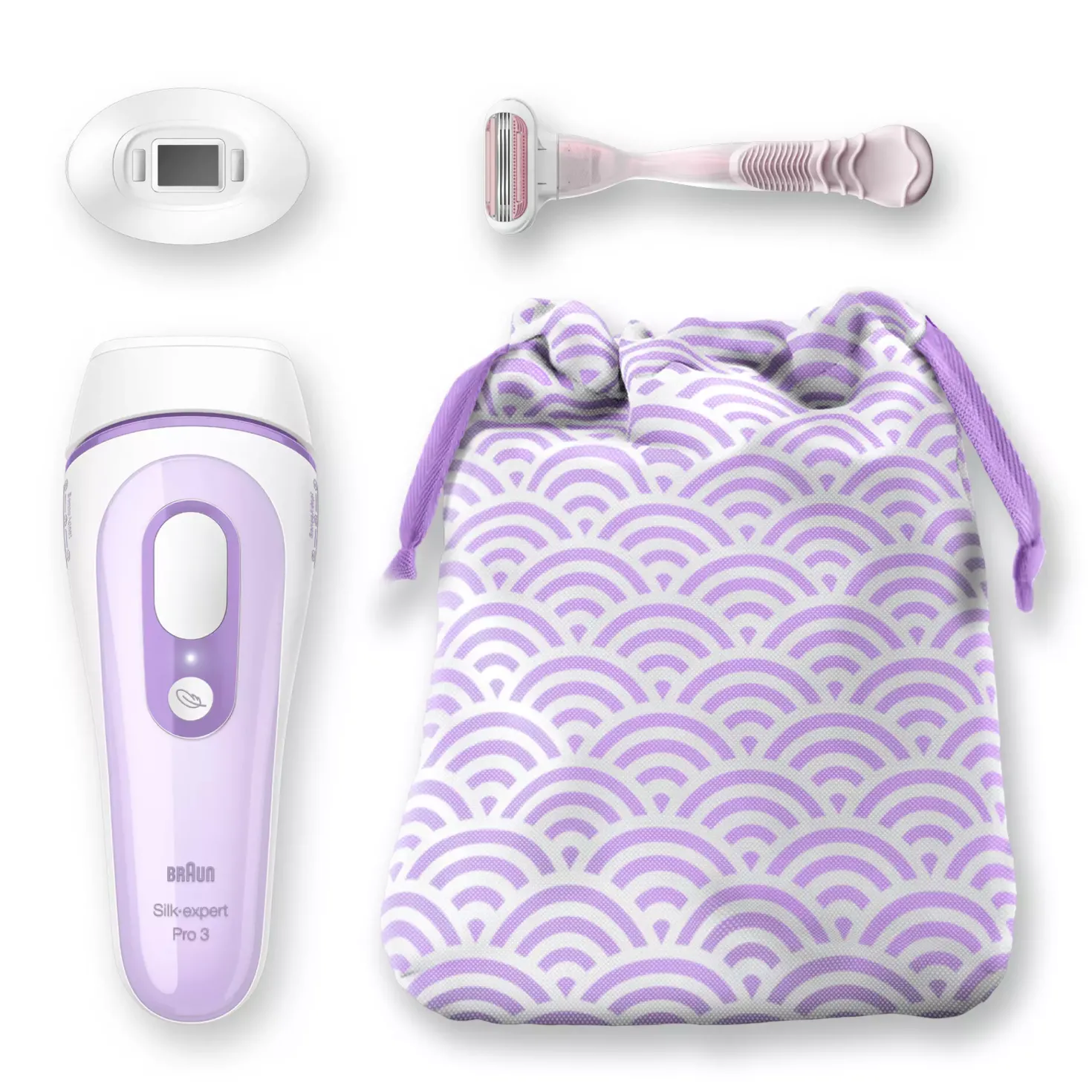 Braun Silk expert Pro 3 PL3132 Vit&Lila