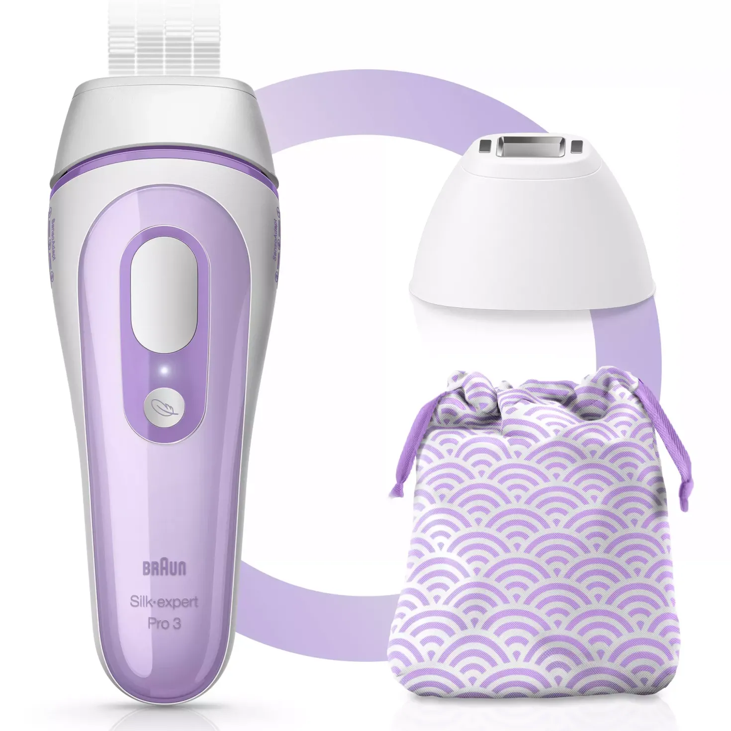 Braun Silk expert Pro 3 PL3132 Vit&Lila
