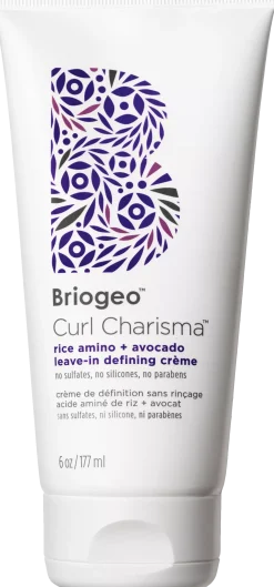 BriogeoCurl Charisma™ Rice Amino + Avocado Leave–In Defining Crème