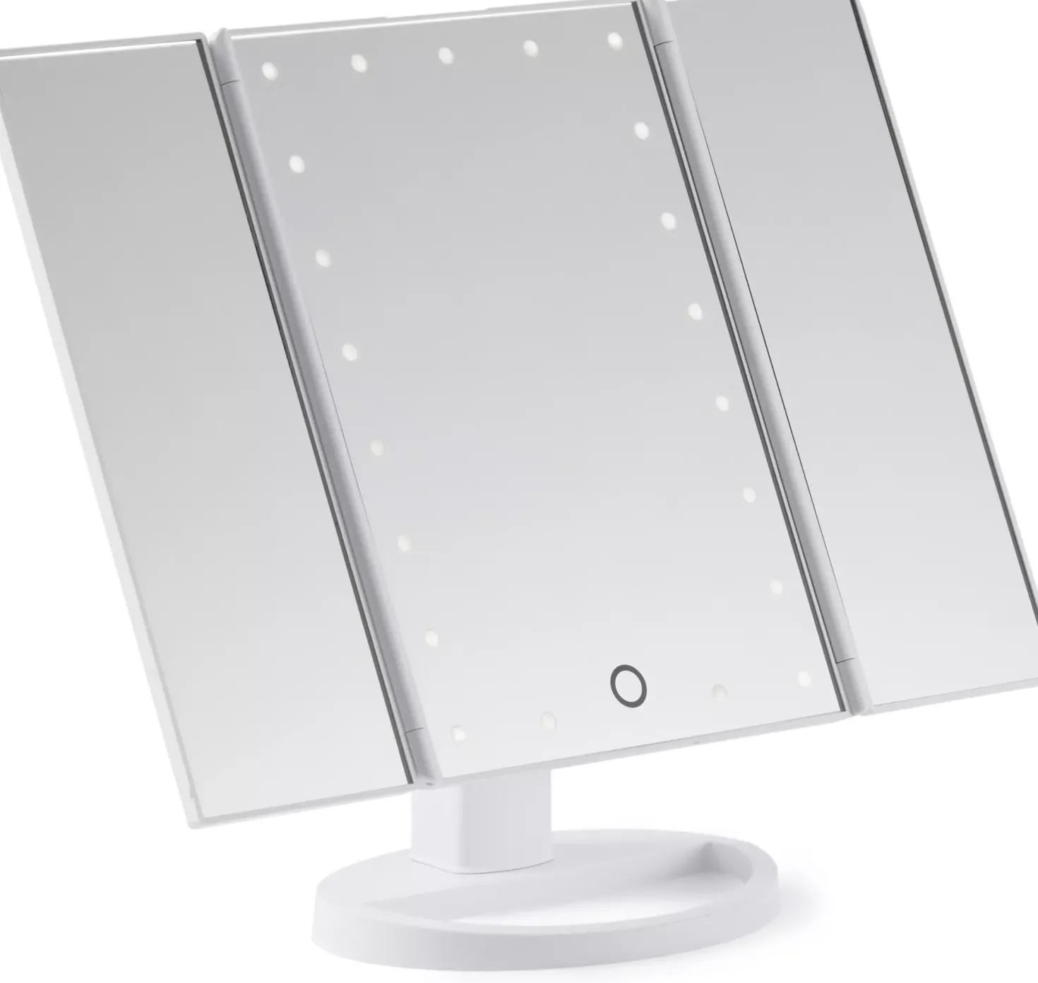 Browgame Cosmetics Tri Folded Lighted Makeup Mirror
