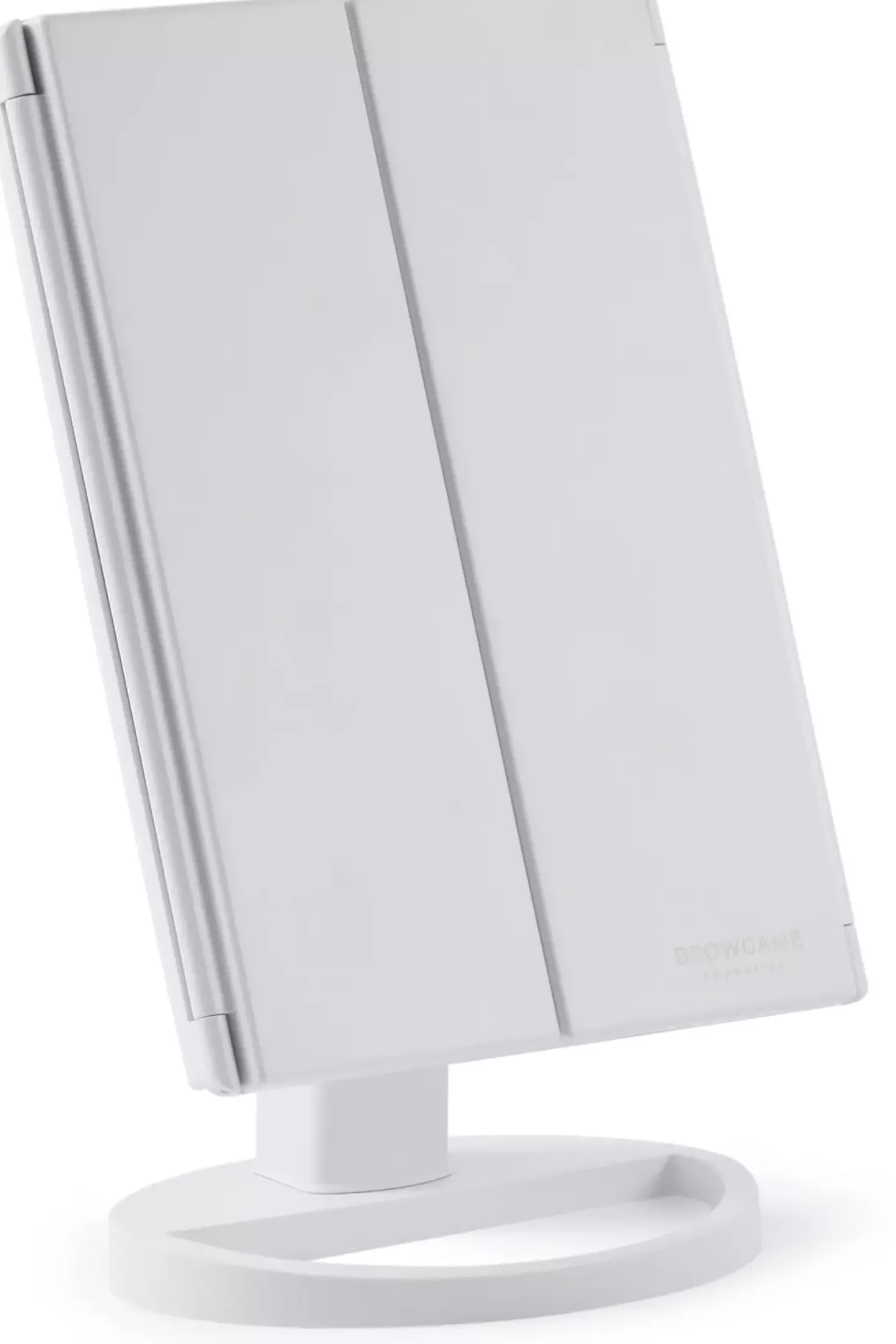 Browgame Cosmetics Tri Folded Lighted Makeup Mirror