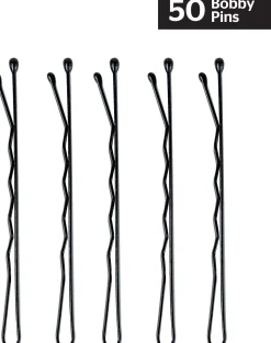 Brushworks Black Bobby Pins