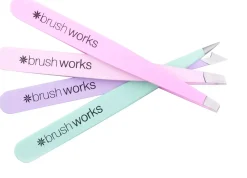 Brushworks HD Combination Tweezer Set Pastels