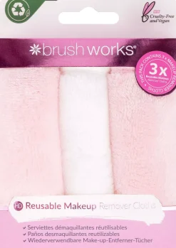 Brushworks Makeup Remover Cloths 3 Pack