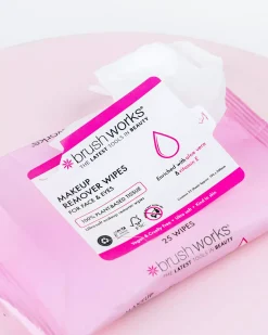 Brushworks Makeup Remover Wipes 25 Sheets