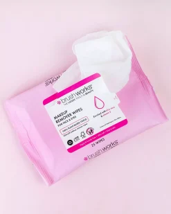 Brushworks Makeup Remover Wipes 25 Sheets