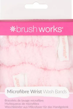 Brushworks Microfibre Wrist Wash Bands 2 Pack