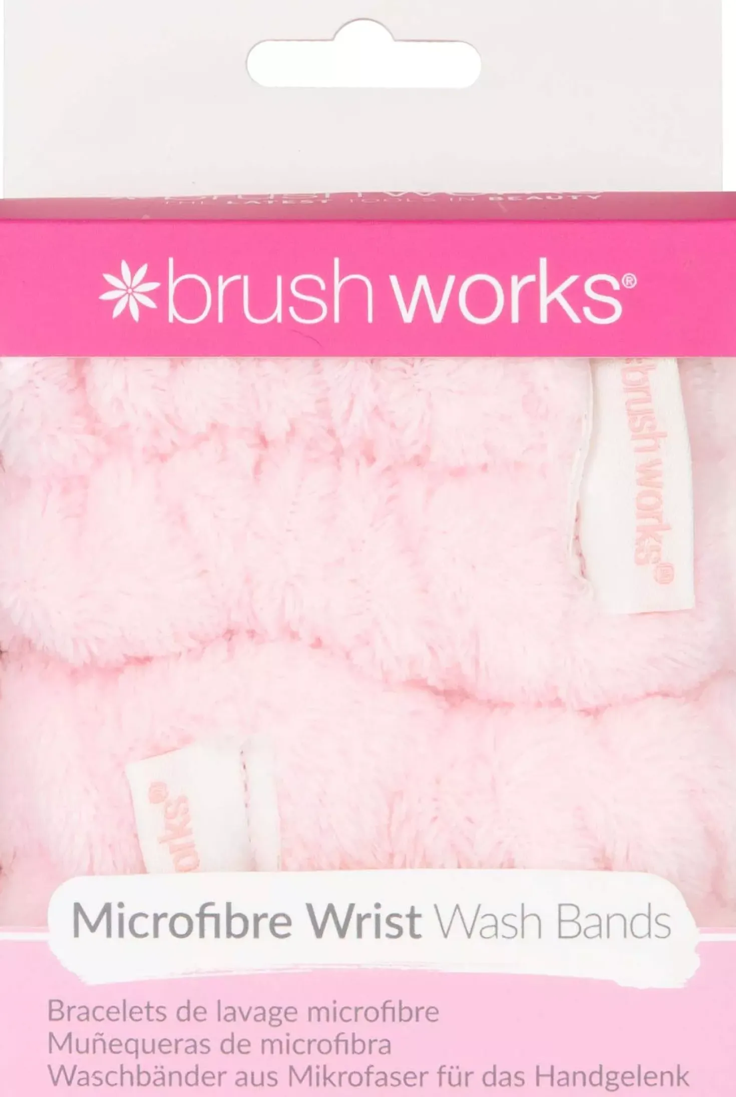 Brushworks Microfibre Wrist Wash Bands 2 Pack
