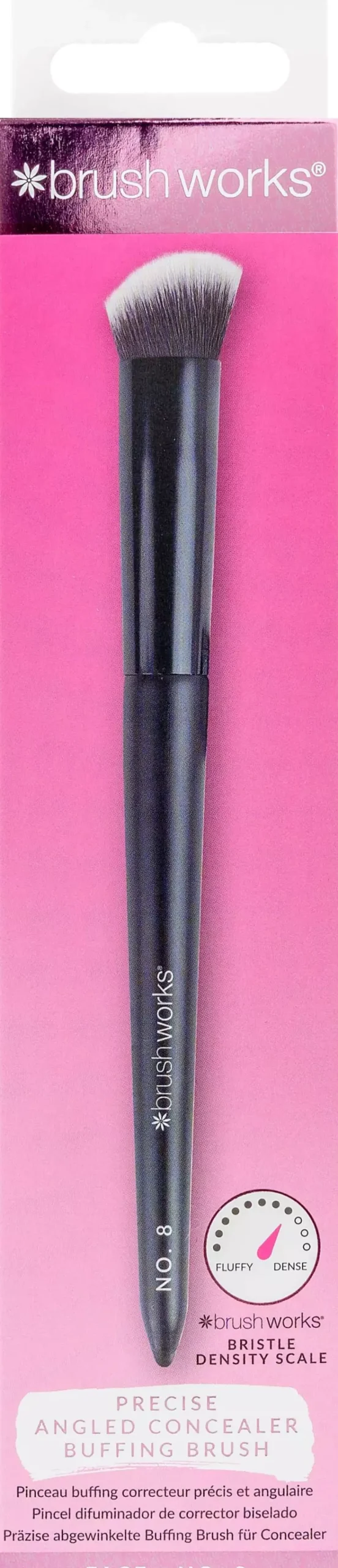 Brushworks No. 8 Precise Angled Concealer Buffing Brush