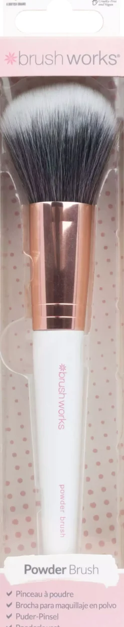 Brushworks Powder Brush - Pink & Gold