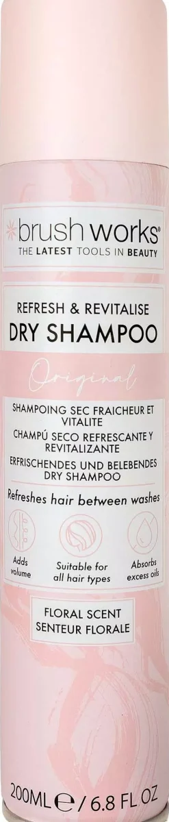Brushworks Refresh & Revitalise Floral Dry Shampoo 200 ml