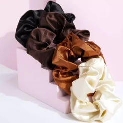 Brushworks Satin Scrunchies