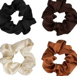 Brushworks Satin Scrunchies