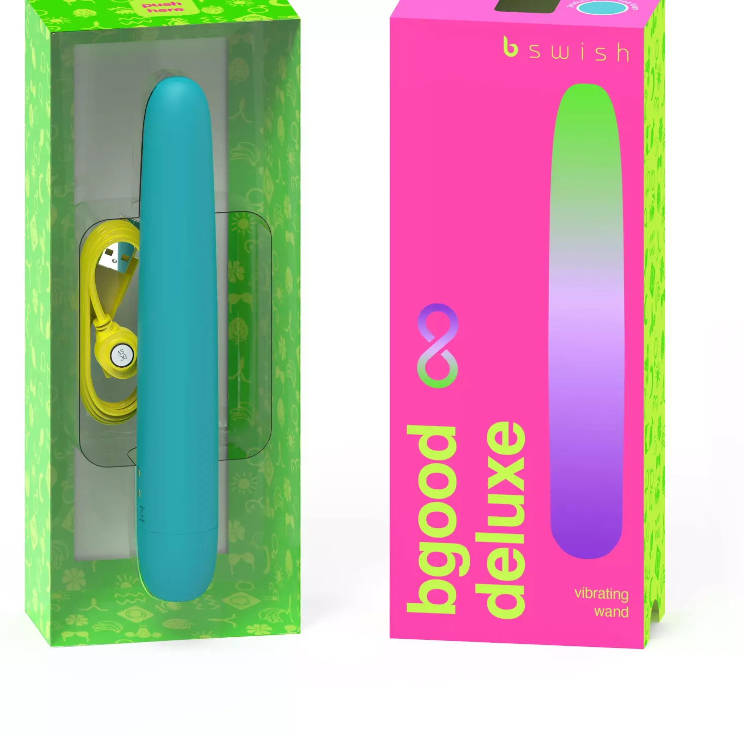 B Swish Bgood Infinite Deluxe Vibrator Sea Foam
