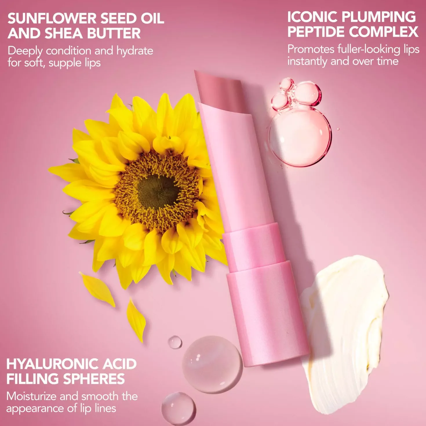 BUXOM Powerfull Plump Lip Balm Full-On™ Plumping Lip Glow Dolly Delight