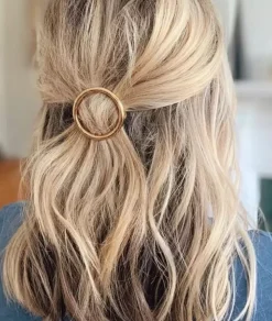 ByBarb Hair Clip Metal Gold Rachel