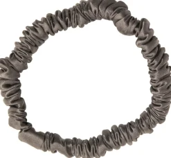 ByBarb Silk Hair Tie Thin Dark gray