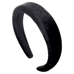 By Lyko Big Velvet Padded Diadem Black