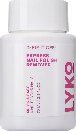 By Lyko D-rip it off express nail polish remover 70 ml