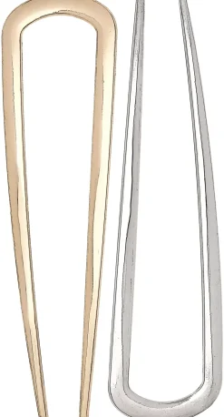 By Lyko French Duo Metallic Hair Pins