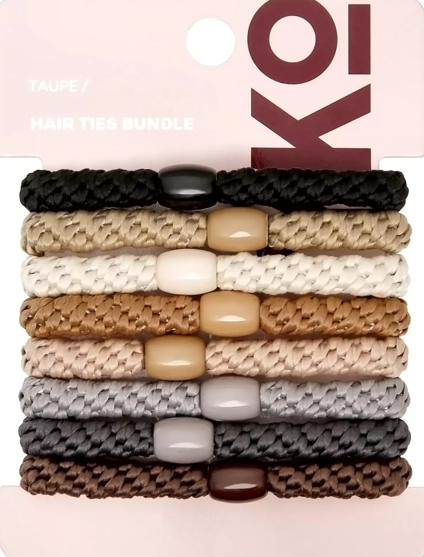 By Lyko Hair Ties Bundle Black