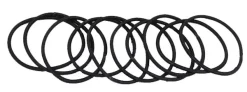 By Lyko Hair Ties 10 pcs Black
