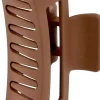 By Lyko Rectangular Rubberized Hair Clip Beige