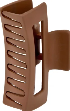 By Lyko Rectangular Rubberized Hair Clip Beige