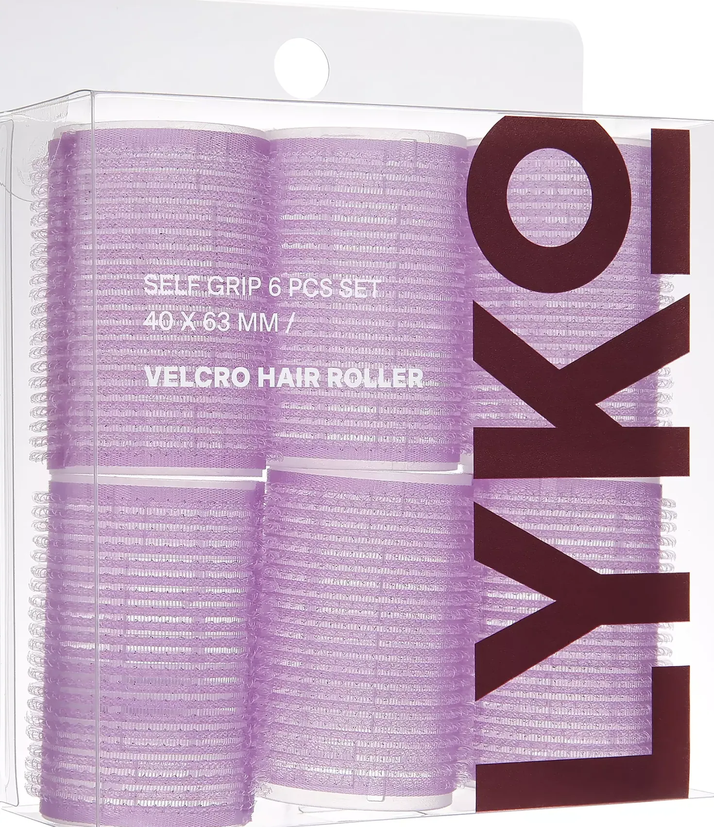 By Lyko Self Grip Hair Roller Pink 6 pcs 50 x 63 mm