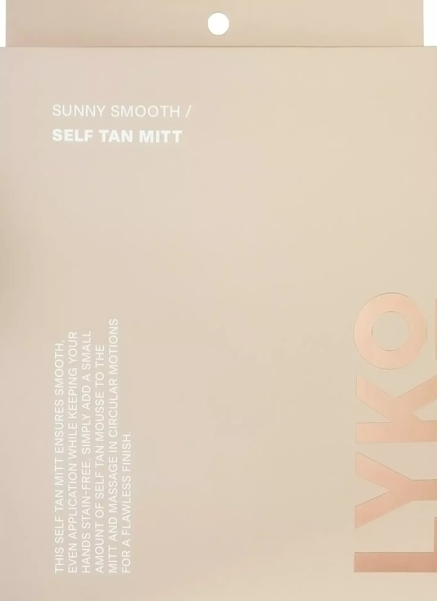 By Lyko Sunny Smooth Self Tan Mitt