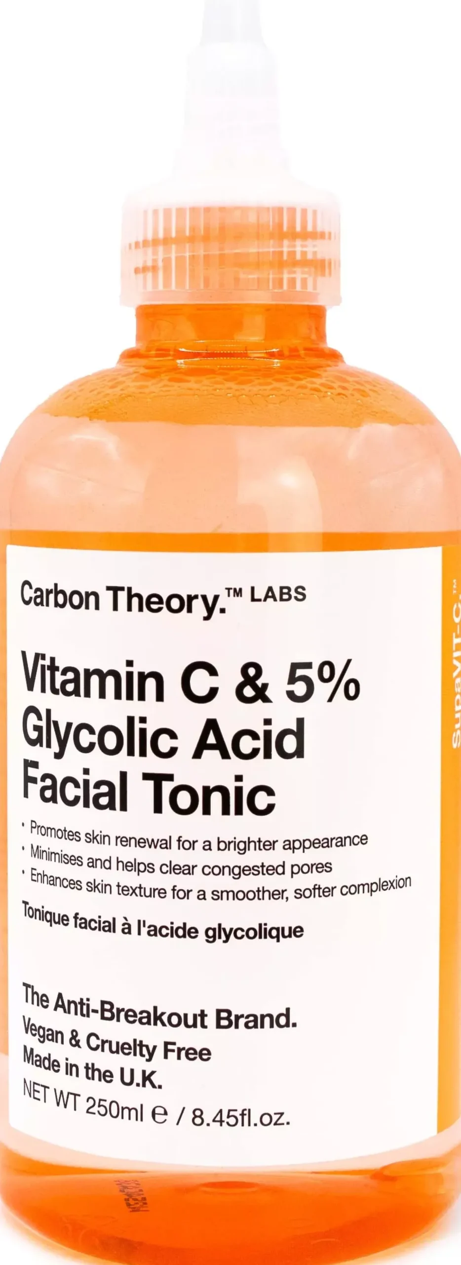 Carbon TheorySupaVit-C 5% Glycolic & Vitamin C Facial Tonic 250 ml