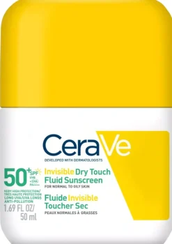 CeraVe Invisible Dry Touch Fluid Sunscreen SPF50+ 50 ml