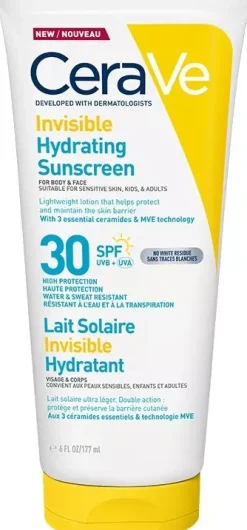 CeraVe Invisible Hydrating Sunscreen SPF30 177 ml