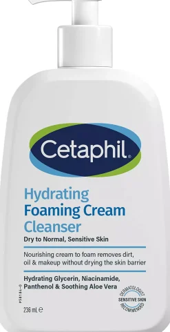 Cetaphil Hydrating Foaming Cream Cleanser 236 ml