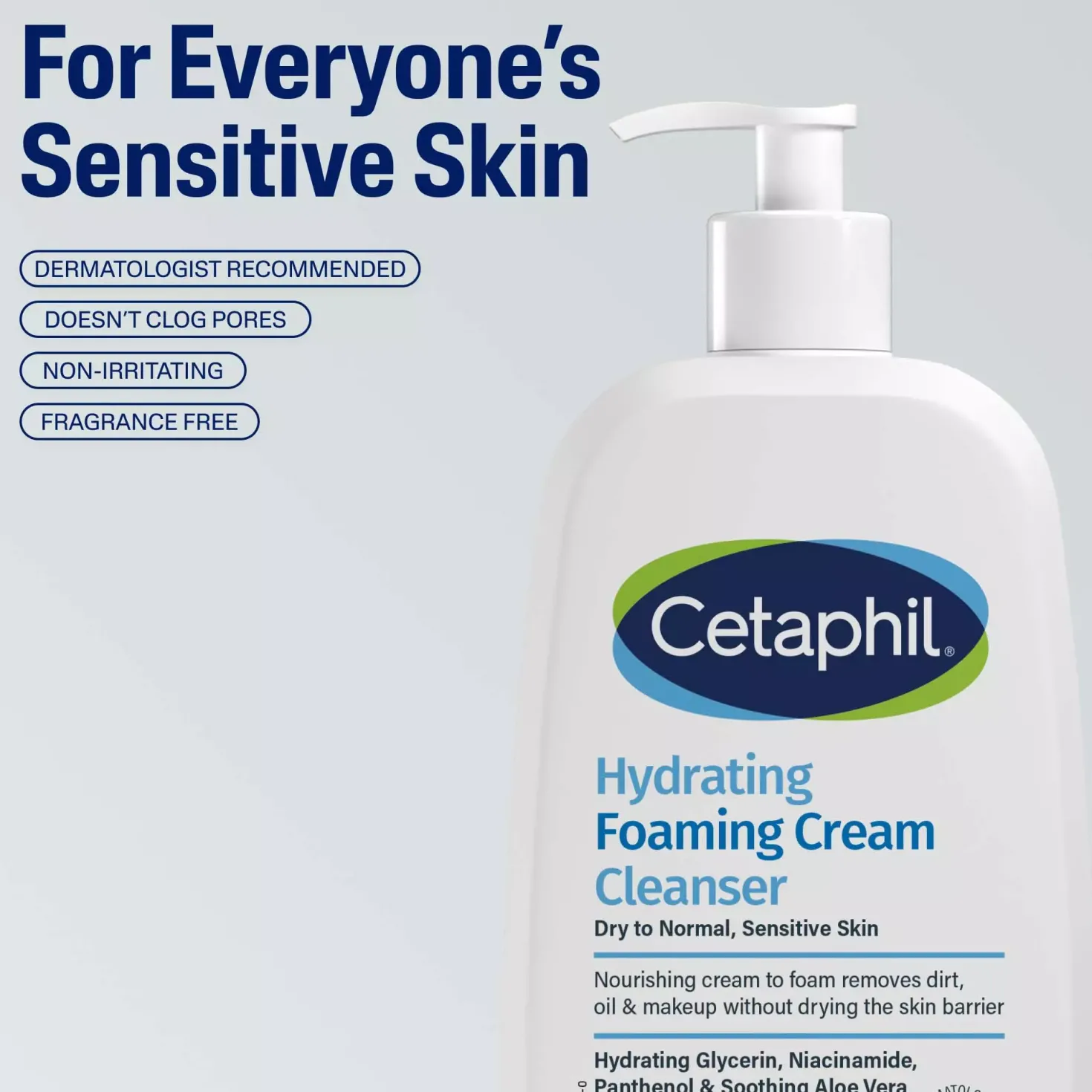 Cetaphil Hydrating Foaming Cream Cleanser 236 ml