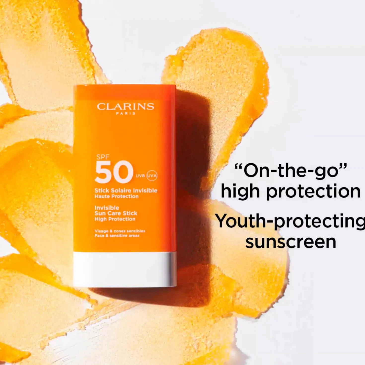Clarins Invisible Sun Care Stick High Protection SPF50 17 g