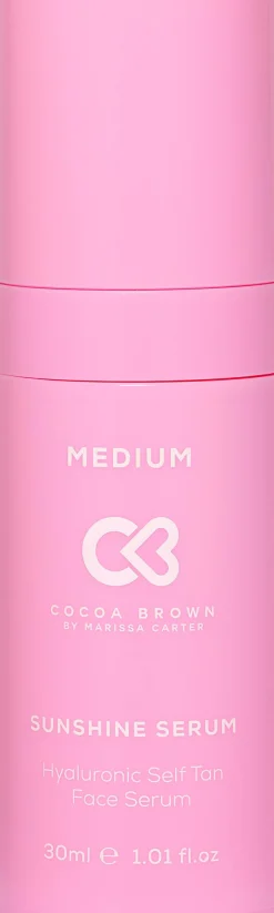 Cocoa Brown Sunshine Serum Hyaluronic Self-Tan Face Serum Medium