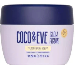 Coco & EveGlow Figure Whipped Body Cream Tropical Mango Scent Travel Size 60 ml