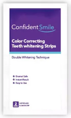 ConfidentSmile Color Correcting Teeth whitening Strips 28 stk