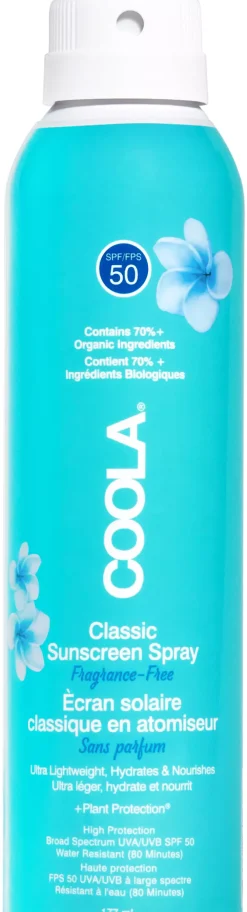 COOLA Classic Body Spray Fragrance-Free SPF 51 177 ml