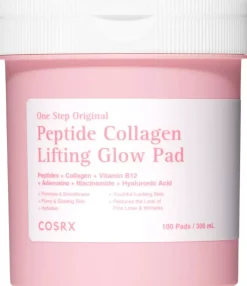 COSRX One Step Original Peptide Collagen Lifting Glow Pad 100 stk