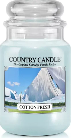 Country CandleCotton Fresh Scented Candle 680 g