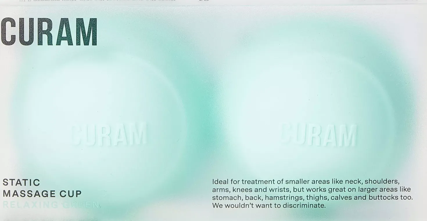 Curam Static Massage Cup Relaxing Green