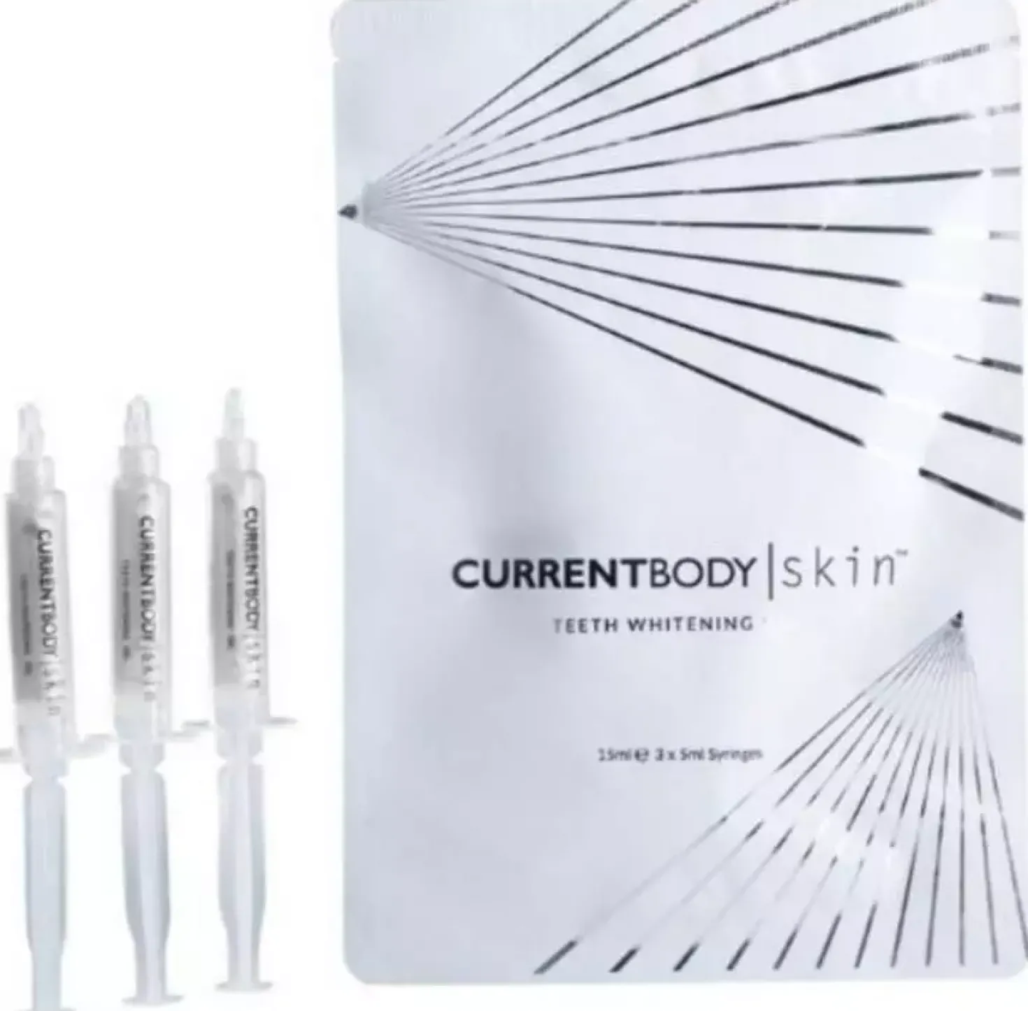 CurrentBody Skin Teeth Whitening Gel Refill 5ml x 3